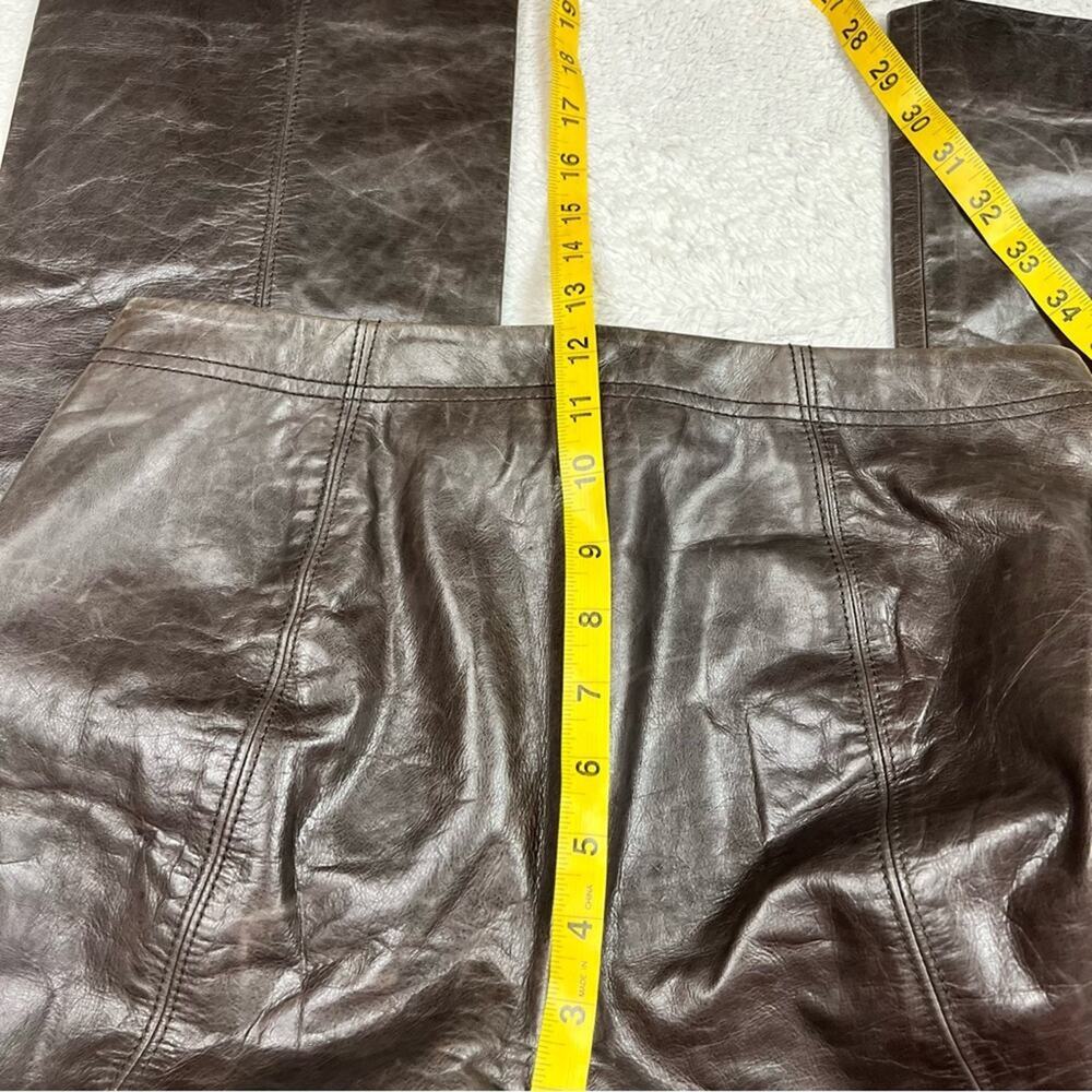 DKNY Y2K genuine leather pants - Picture 6 of 10